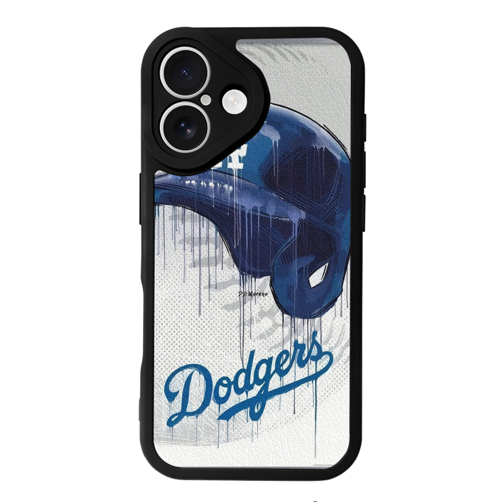  IPhone 16 Silicone Leather Case – UV Print, Lambskin Texture – Perfect Fit, Wireless Charging Compatible, Scratch Resistant, Precise Cutouts – Stylish Protection For IPhone 16